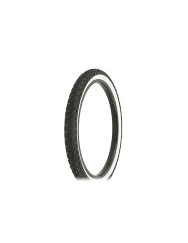 Tire 20 x 2.125 Black/White Side Wall HF-143G.